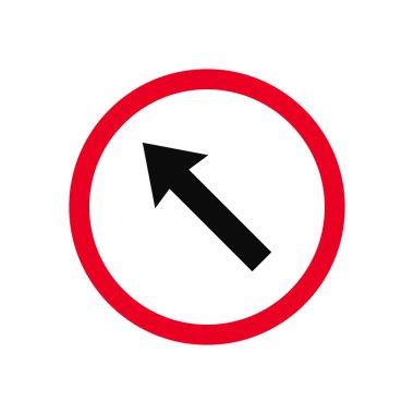 Sol Çapraz Trafik İşareti