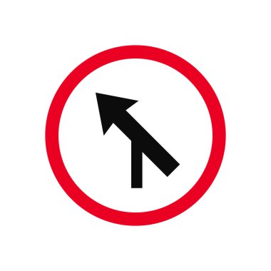 Yol Girme Eğrisi Trafik İşareti
