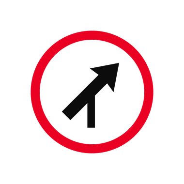 Yol Girme Eğrisi Trafik İşareti
