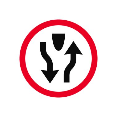 Bölünmüş Otoyol Trafik İşaretine Başladı