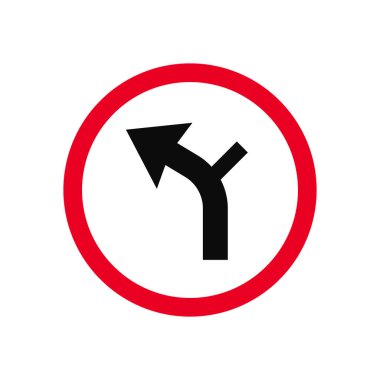 Yol Girme Eğrisi Trafik İşareti