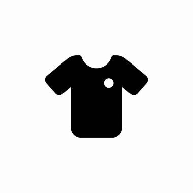 t gömlek etiketi kumaş simge vektörü