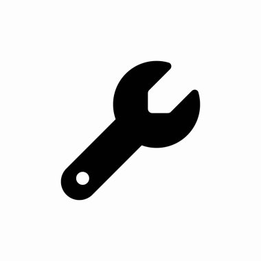 İngiliz anahtarı mekanik bakım ayarları simgesi