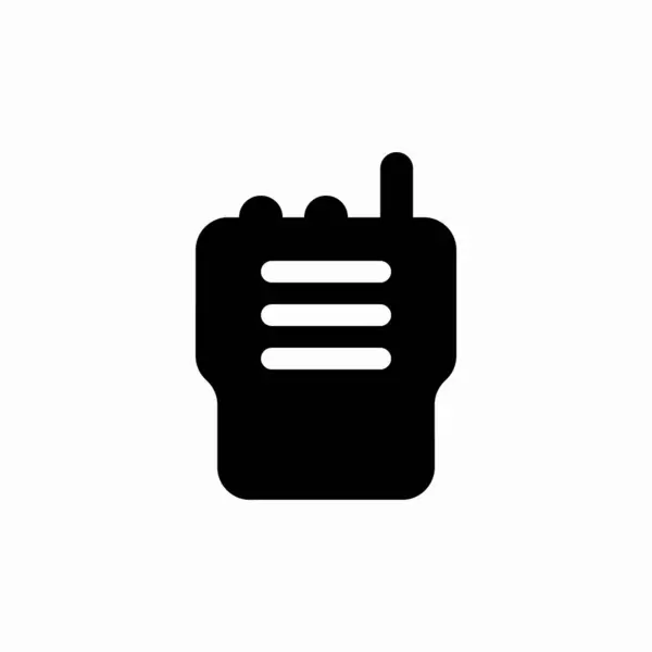 stock vector walkie talkie radio communication icon