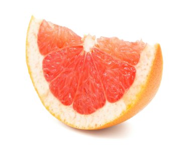 greyfurt yarım dilim beyaz arkaplan