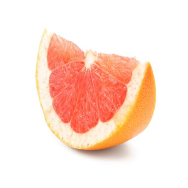 greyfurt yarım dilim beyaz arkaplan