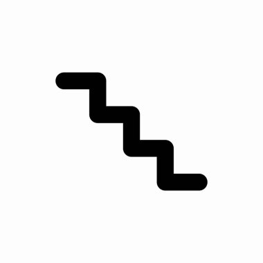 Alt katta merdiven basamağı simgesi