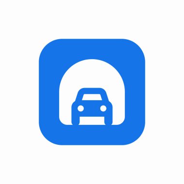 araç tünel simgesinde