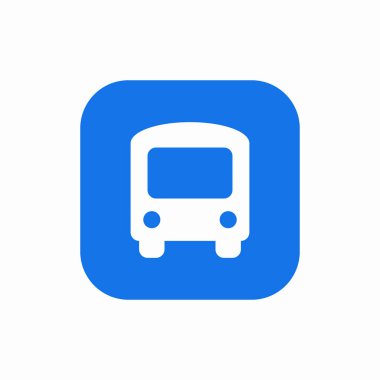 otobüs aracı toplu taşıma simgesi