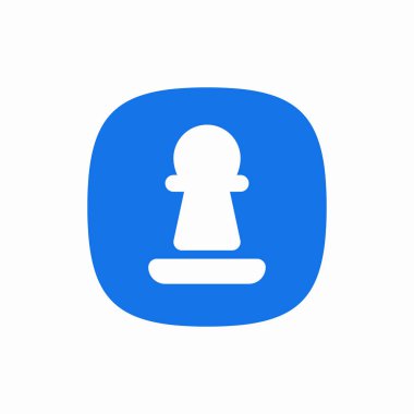 Satranç piyonu figürü simgesi işareti