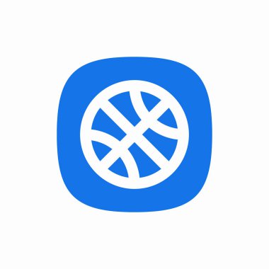 Basketbol topu spor malzemeleri ikonu