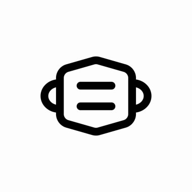 tıbbi maske pandemik koruma simgesi