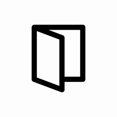 Kapı giriş çıkış simgesini aç