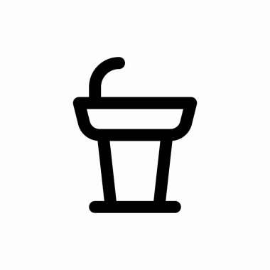 lavabo musluğu banyo simgesi vektörü