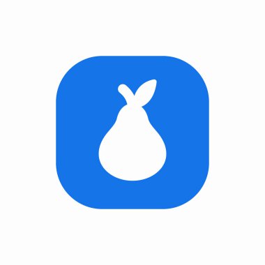 armut meyve ikonu işareti