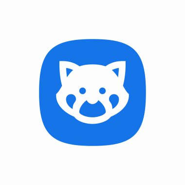 Kırmızı panda ateş tilkisi simgesi işareti