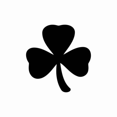 Yonca yaprağı bitki ikonu vektörü