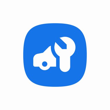 araba servisi garaj simgesi işareti