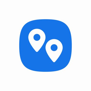 konum navigatör yol haritası pin simgesi