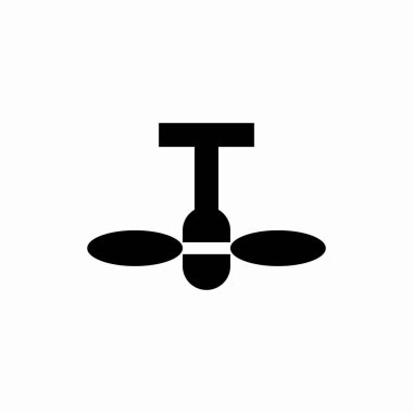 tavan vantilatör işaret vektörü