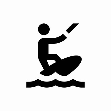 wakeboard plaj spor simgesi işareti