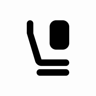 uçak koltuğu uçuş ikonu