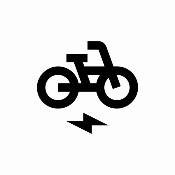Вектор значка велосипеда