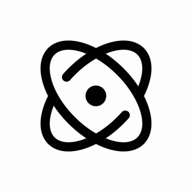 atom çekirdeği bilim simgesi işareti