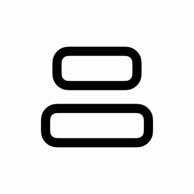 dikey hizalama metin simgesi işareti