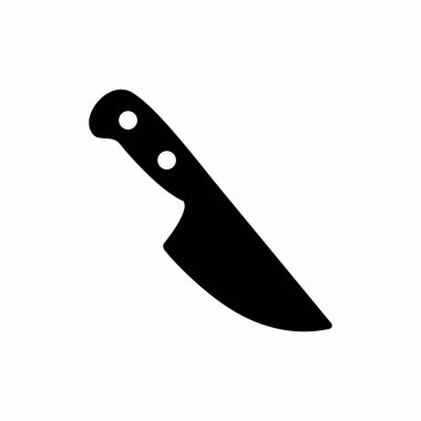 Mutfak bıçağı kesimi aşçı simgesi