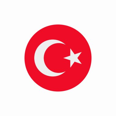 hindi bayrağı yuvarlak simge işareti