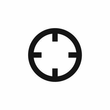 hedef hedef atış simgesi işareti