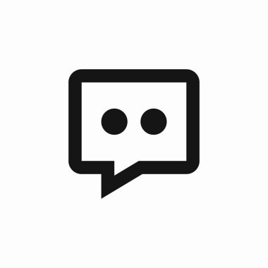 konuşma balonu iki nokta simgesi