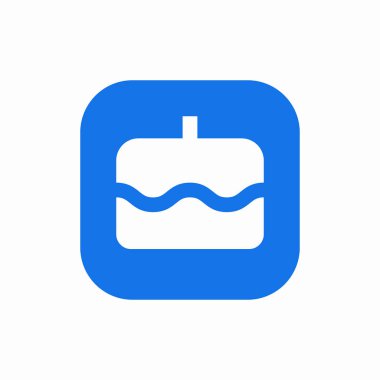 Doğum günü pastası mum tatlı ikonu