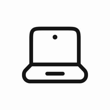 dizüstü bilgisayar aygıtı simgesi işareti