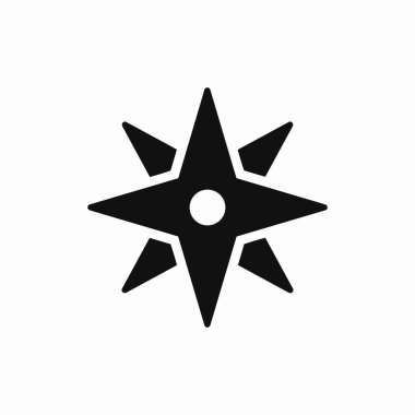 Rüzgar gülü seyahat simgesi