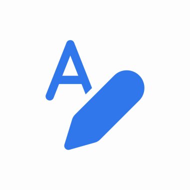 metin kalem düzenleme simgesi