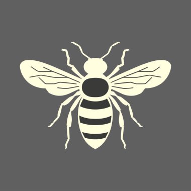 Çizgi film sevimli arı maskotu