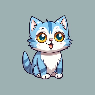 Şirin kedi çizgi film çizimi