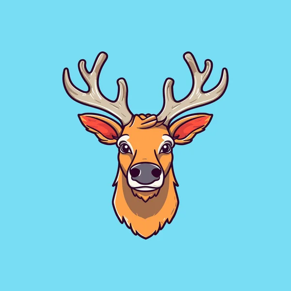 Vector Deer Antlers — Stock Vector