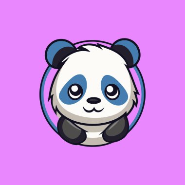 ayı Panda kawaii sevimli hayvan simgesi