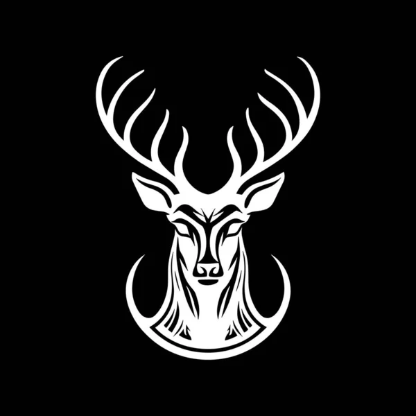Deer Head Creative Design Logo Vector — Stock Vector