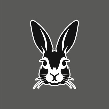 Zarif Siluet Şeklinde Tavşan Başı