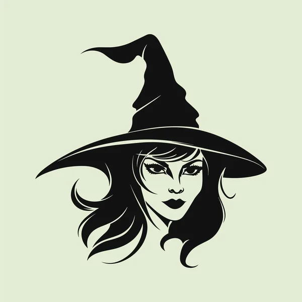 Дизайн Ведьм Жуткого Праздника Хэллоуин — стоковый вектор
