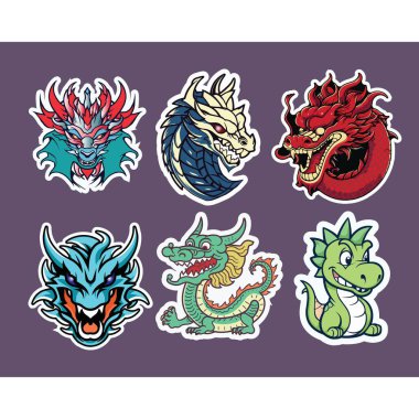 Ejderha Etiketleri, Sevimli ve Renkli Yaratıklar Koleksiyonu