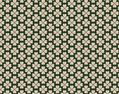 Yeşil ve Beyaz desenli Duvar Kağıdı