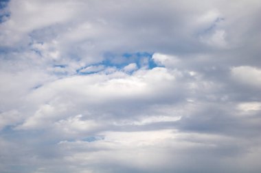 Blue sky background with white clouds.Sky clouds.Sky with white clouds.