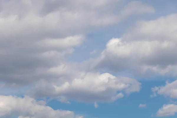 Blauwe Lucht Met Witte Wolken Wolken Blauwe Lucht Achtergrond — Stockfoto