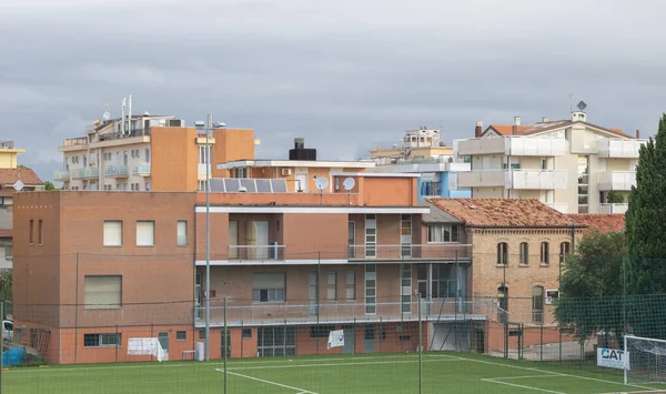 イタリア リミニ 2023年8月5日 リミニ市内のサッカー場の景色 — ストック写真