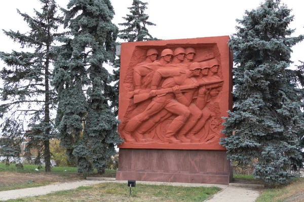 Кишинев Молдова Октября 2022 Года Памятник Воинам Великой Отечественной Войны — стоковое фото